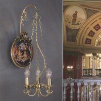 ��� La Lampada WB 124/3.26 Noce Oro Madonna