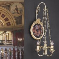 ��� La Lampada WB 124/3.17 Avorio Oro Madonna